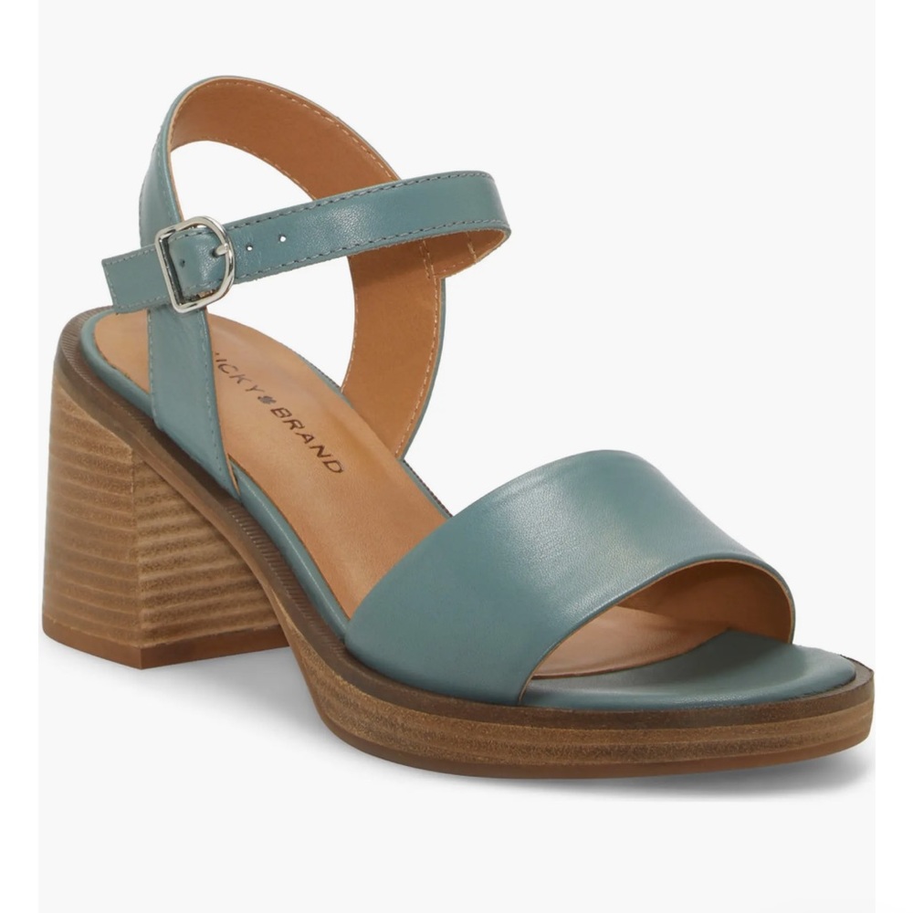 NWB Lucky Brand Garna Ankle Strap Sandal size 6M